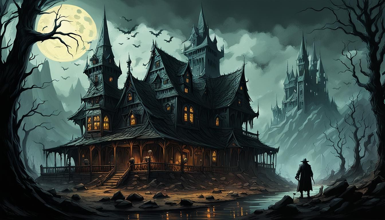 Sinister Fantasy World in Gothic Style