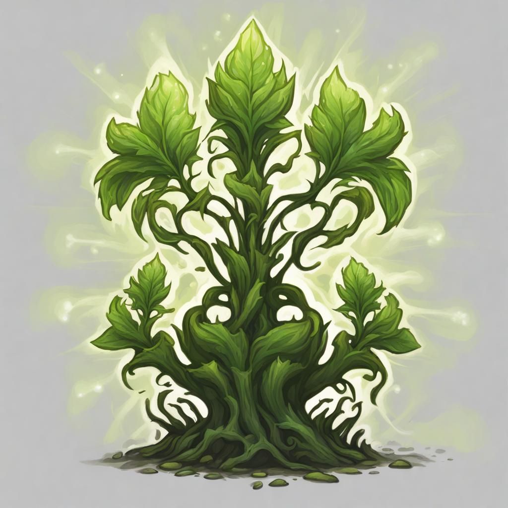 Holy Plant Elemental: Fantasy Art