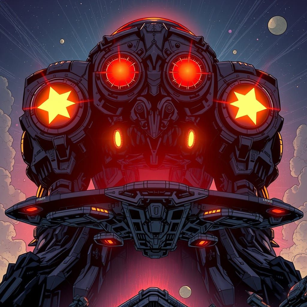 Cosmic Entity Radiates Dark Energy