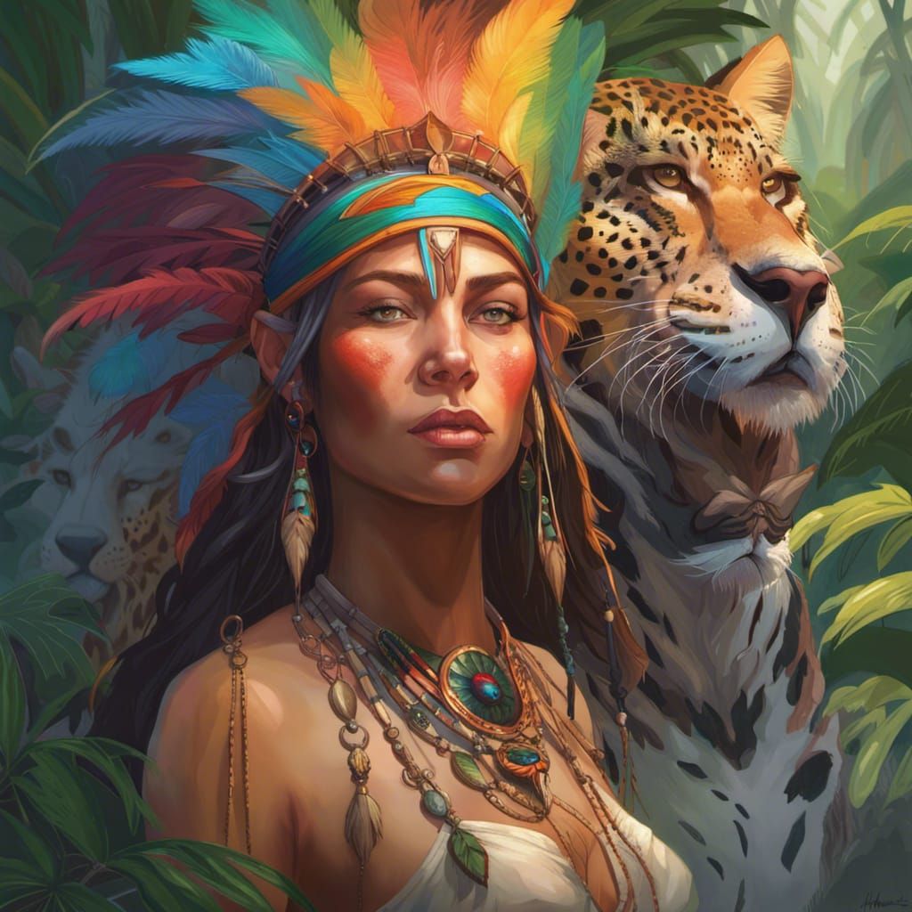 Jaguar Rainbow Warrior Native