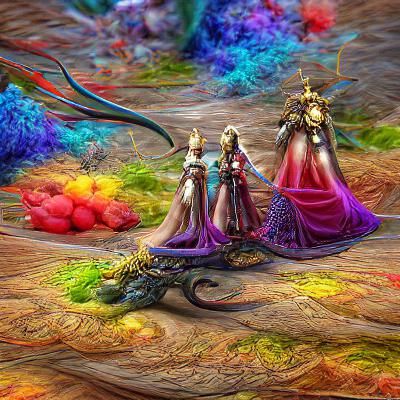 Surreal Interpretation of the Three Fates