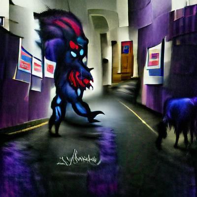 Abstract Shadows in Urban Alleyways