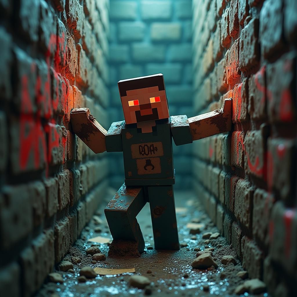 YouTuber's Desperate Minecraft Prison Escape