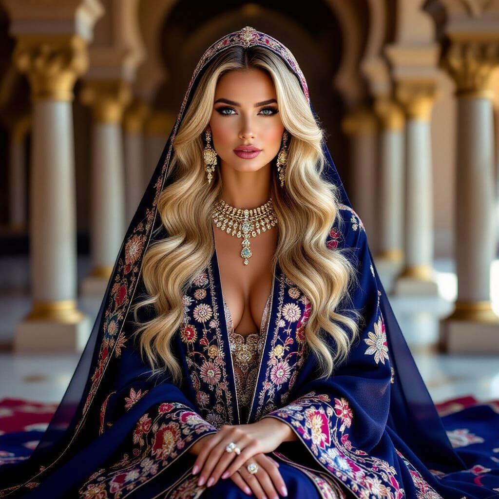 Luxurious Abaya Fashion: Opulent Jewel-Toned Colors