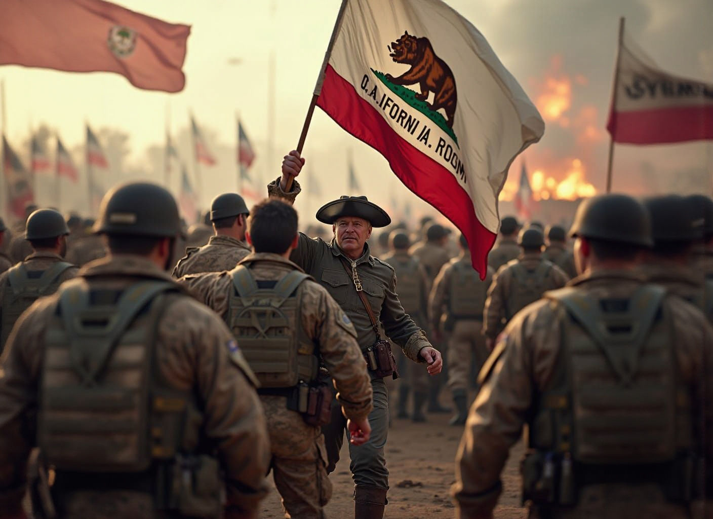 Continental Army vs National Guard: Hyperrealistic Battle