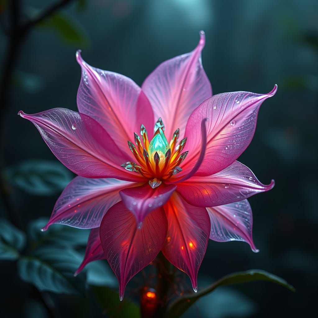 Exquisite, Deadly Alien Flora in Intricate, Iridescent Beaut...