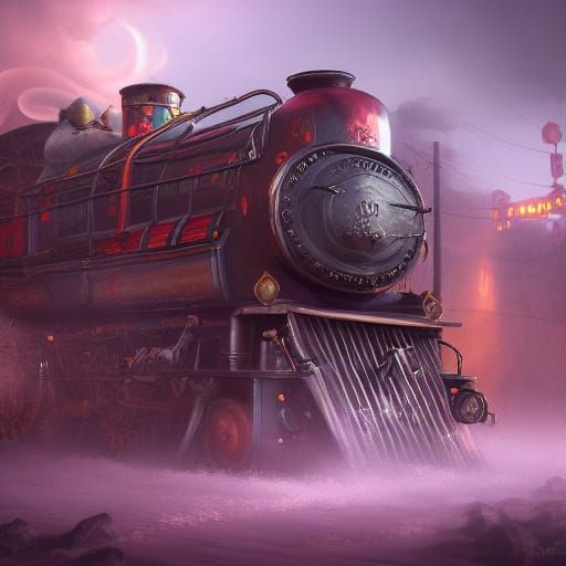 D4C Love Train in Detailed Matte Painting