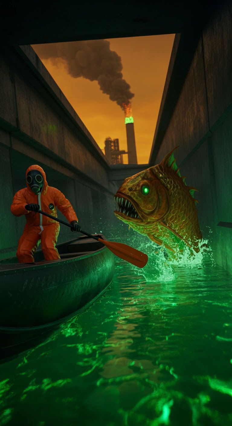Post-Apocalyptic Escape on Radioactive Waterway