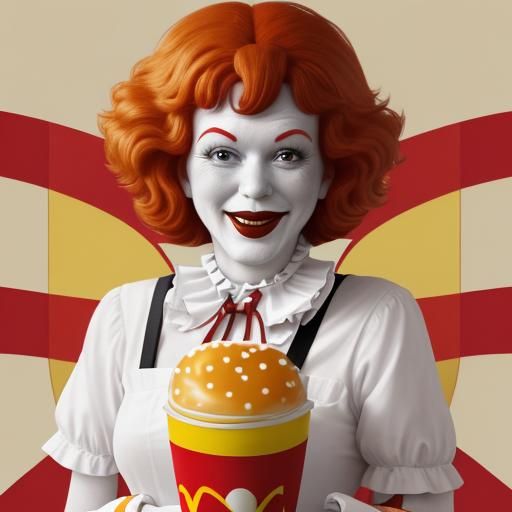 Ronald McDonald Portrait, Humorous Interpretation