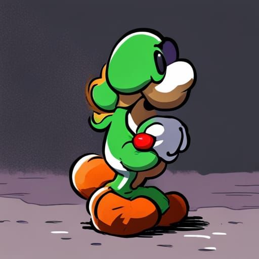 Homeless Yoshi: An AI Interpretation