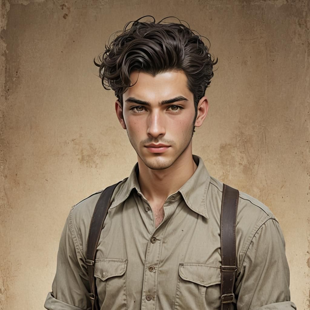 Attractive Israelis in 1950s Anime Style