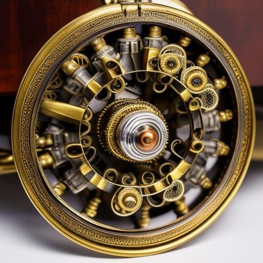 Steampunk Victorian Figure with Clockwork Details