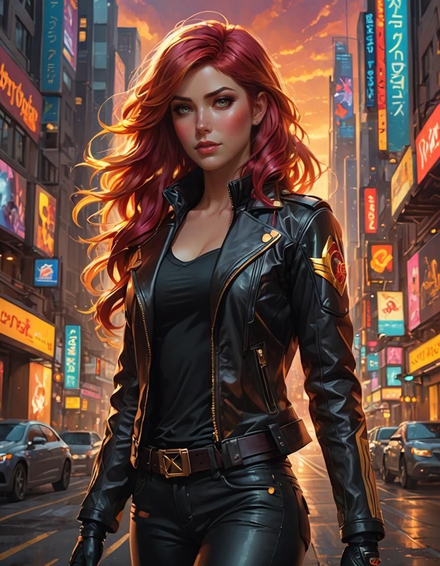 Sunset Shimmer Sci-Fi Portrait in 8k Resolution