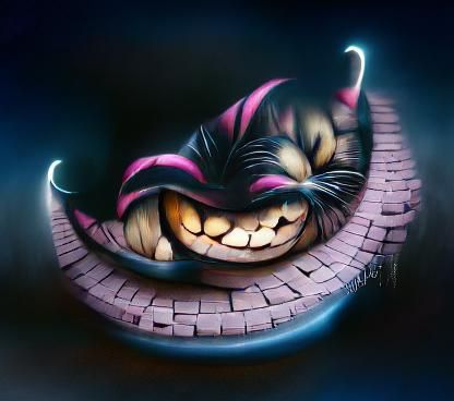 Cheshire cat smile within a smile