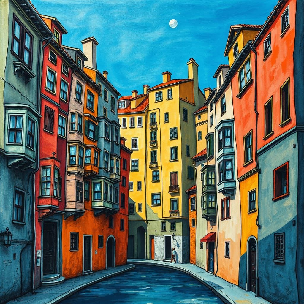 Bending Facades on Alien Ocean Planet