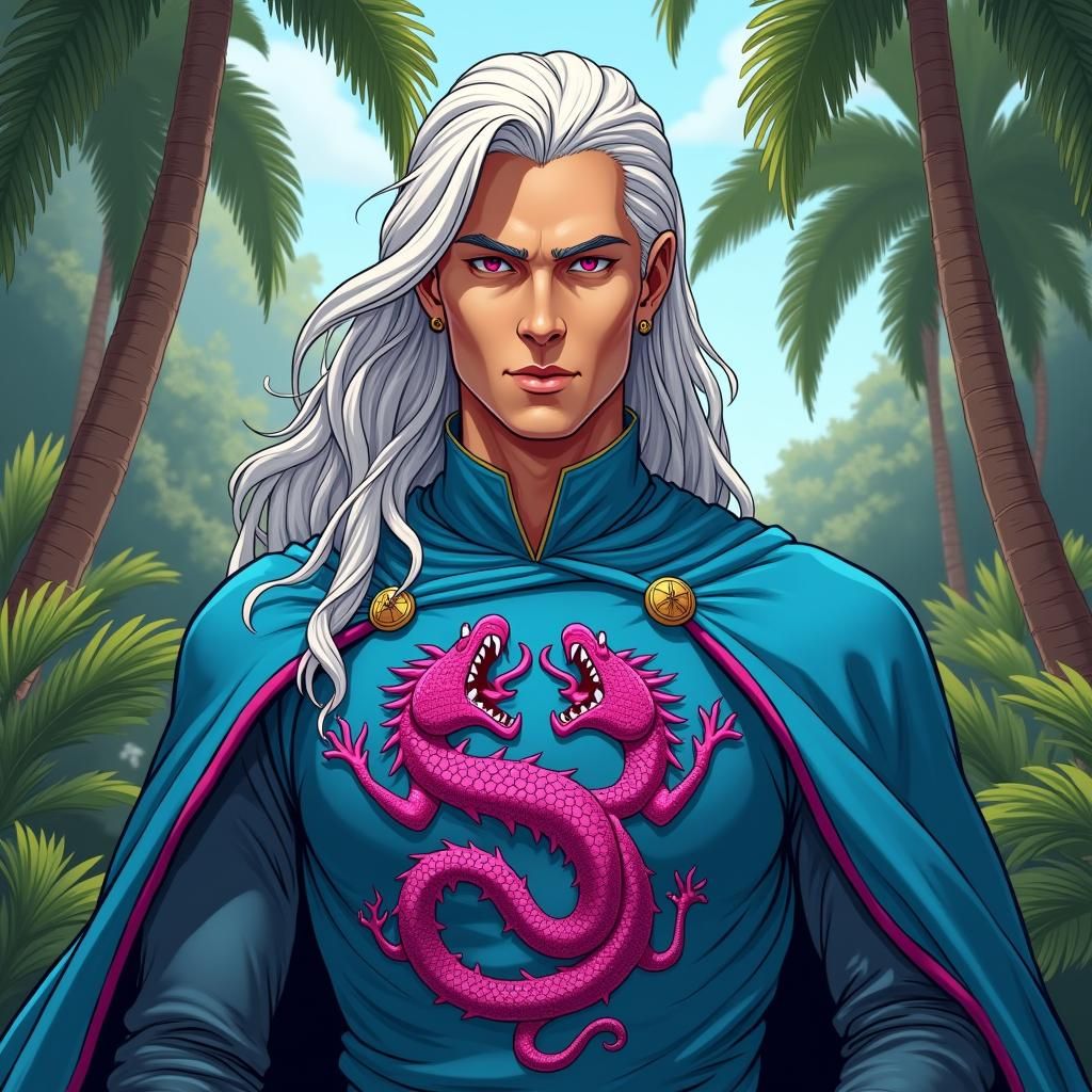 DragonLord Prince in Tropical Sothoryos: Comic Book Art
