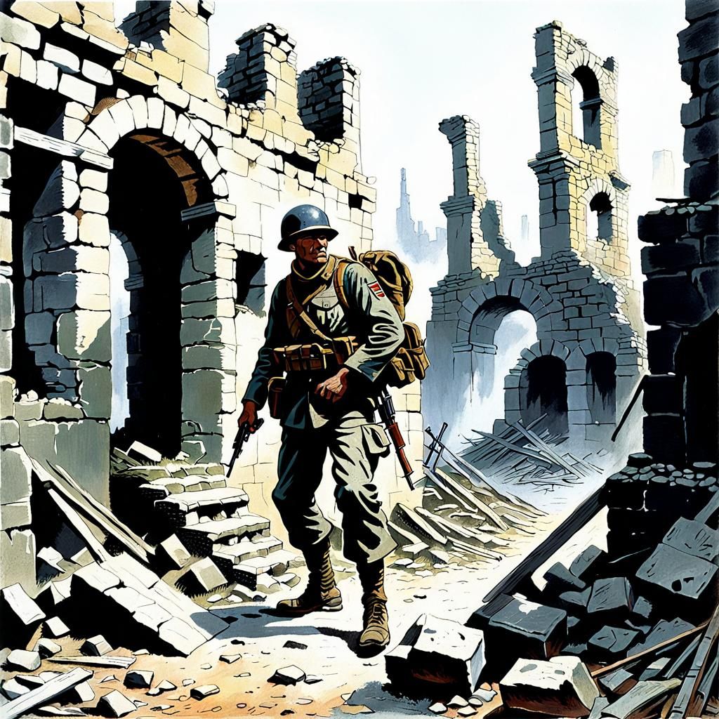 Infantryman's Exploration: A Comic Book Ruins Adventure