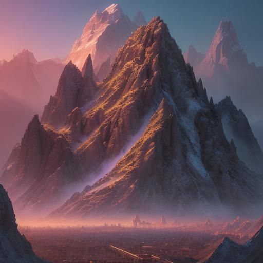 Dawn Over A Mountain