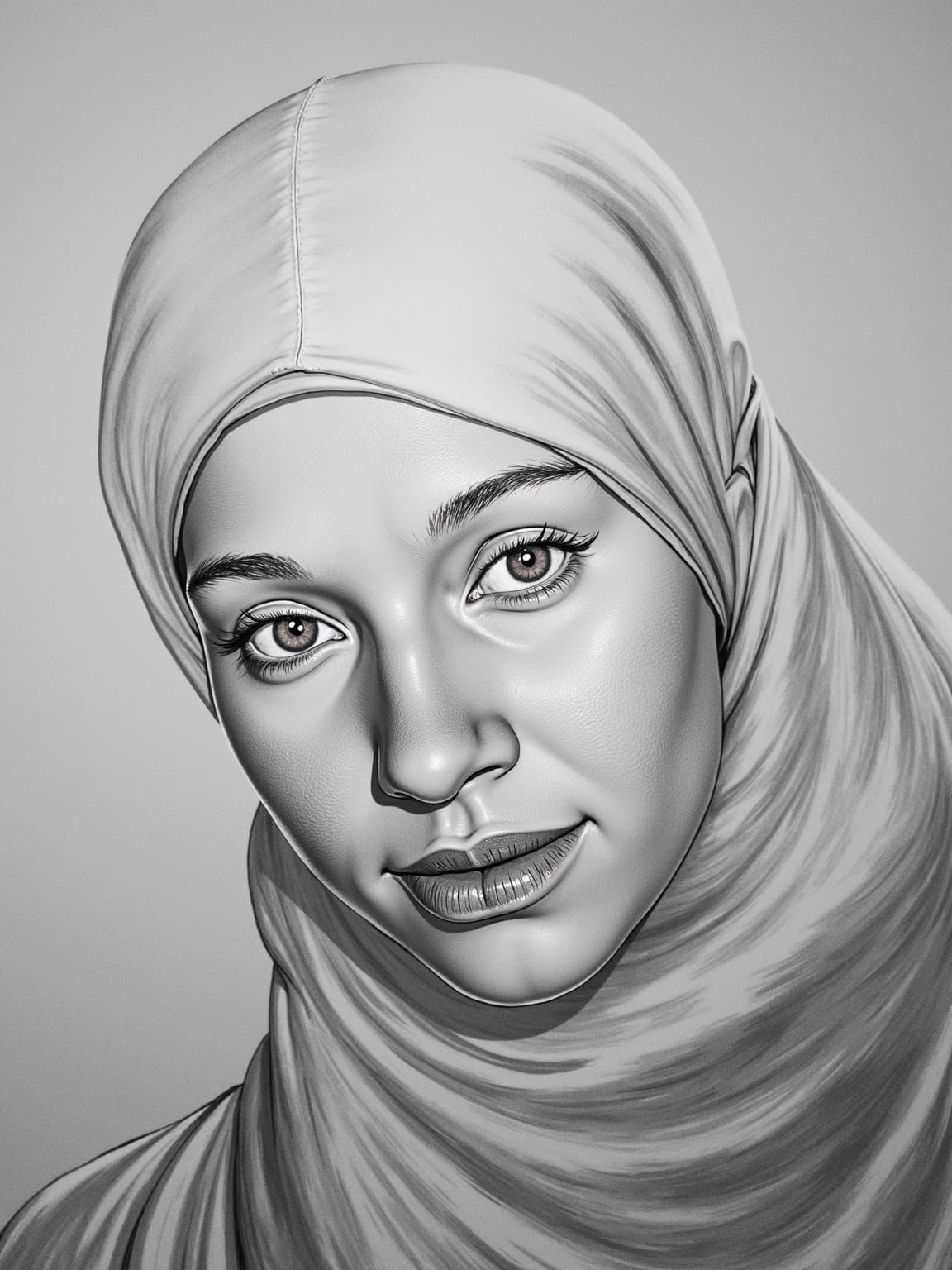 Diverse Muslim Characters in Ornate Mosque Interior