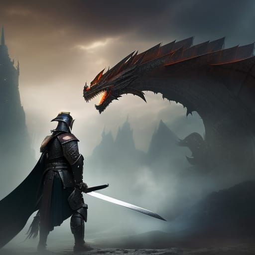 Warrior & The Fire Dragon