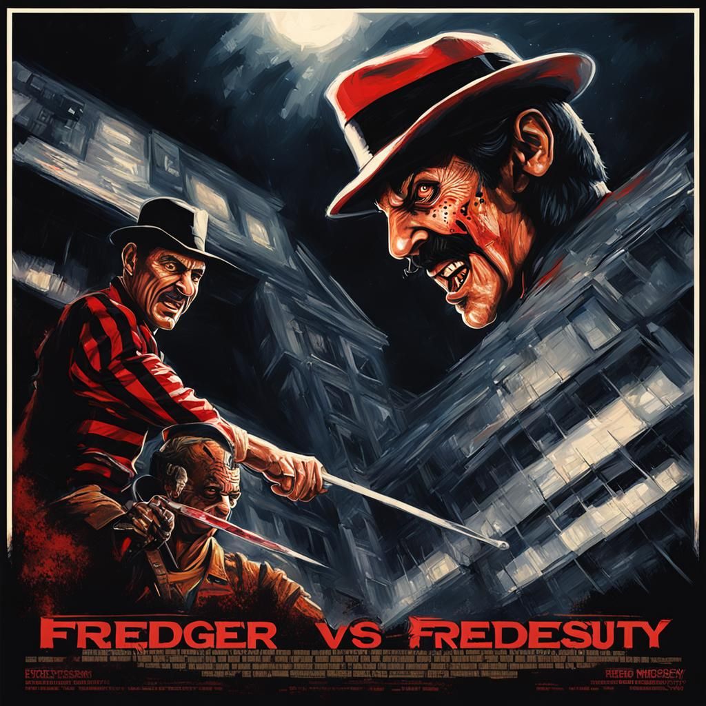 Sinister Freddy vs Freddy Movie Poster
