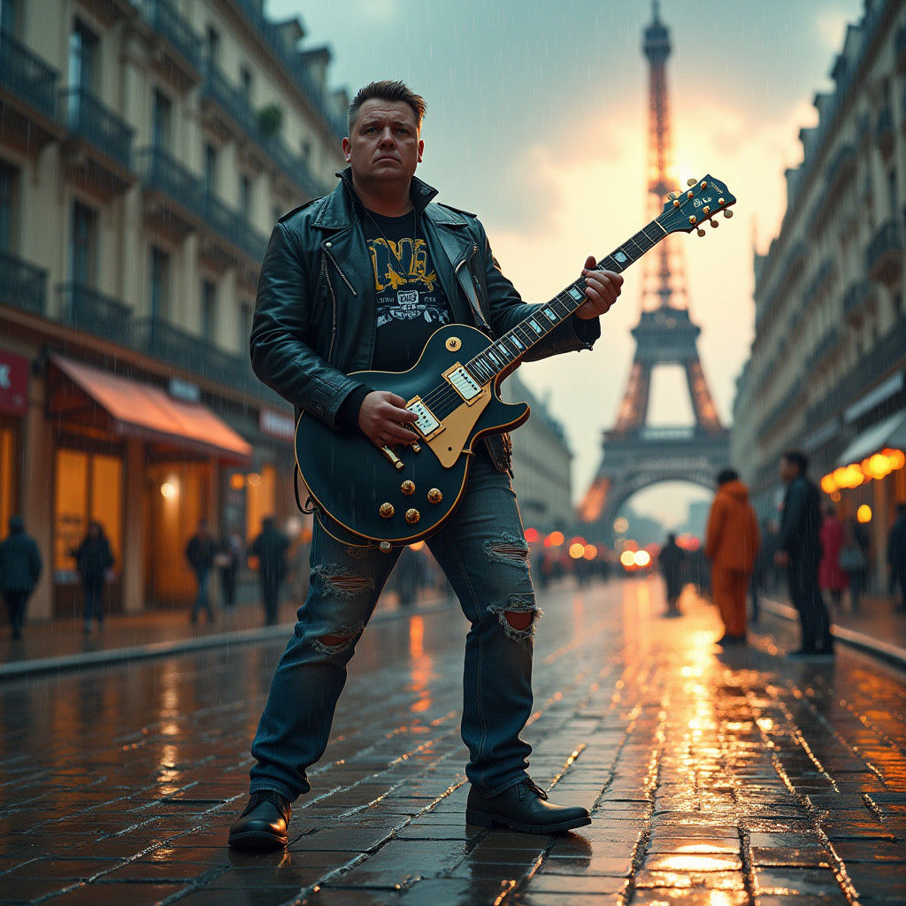 Musicians in Paris: A Fantasy Concept Art Piece