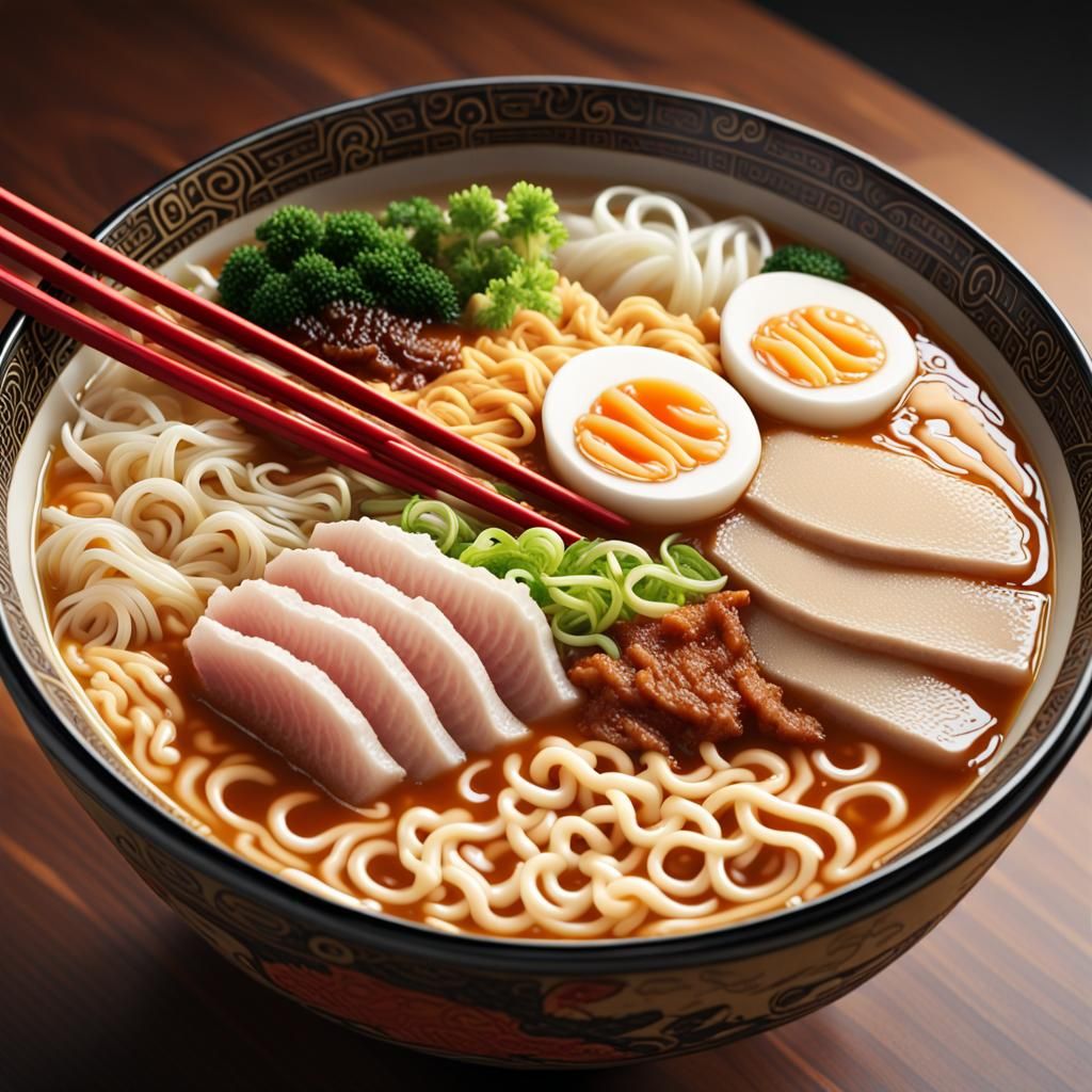 Epic Ramen Bowl: A Digital Matte Painting