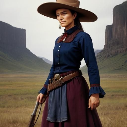 Western Woman Portrait