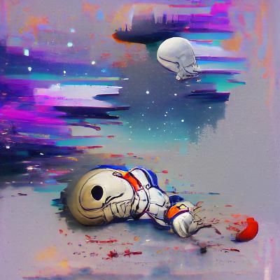Astronaut Lost in Deep Space