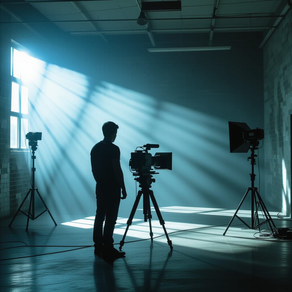 Figure Consumed by Envy in Cinematic Lighting