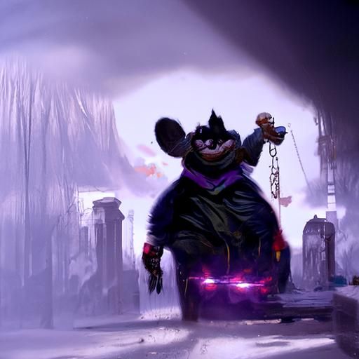 Sinister Biggie Cheese, Fantasy Art Style