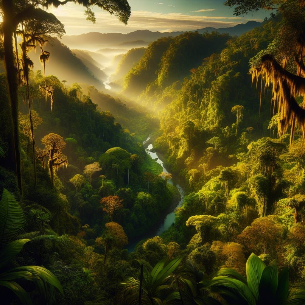 Guatemalan Jungle: A Pristine Wilderness Photograph