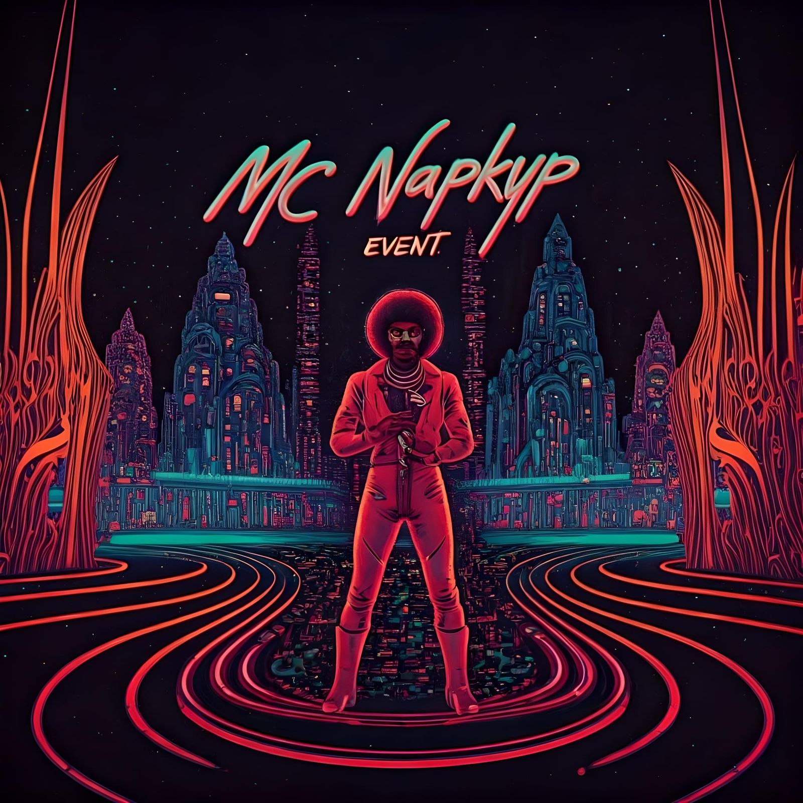 Psychedelic Album Art in Style of Karel Thole