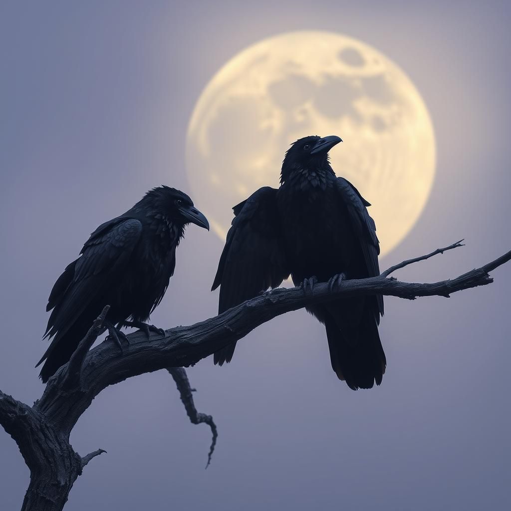 Odin's Ravens: Hugin and Munin in Dark Fantasy