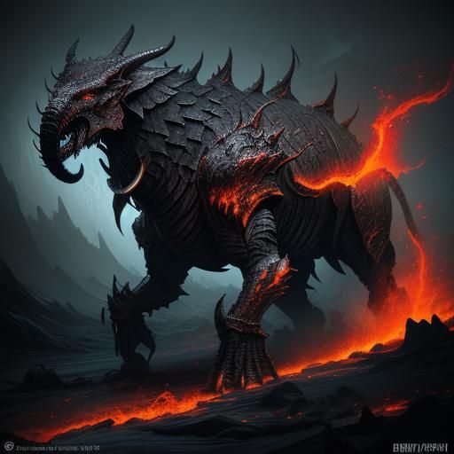 Divine Dragon Hybrid Descends into Hellish Abyss