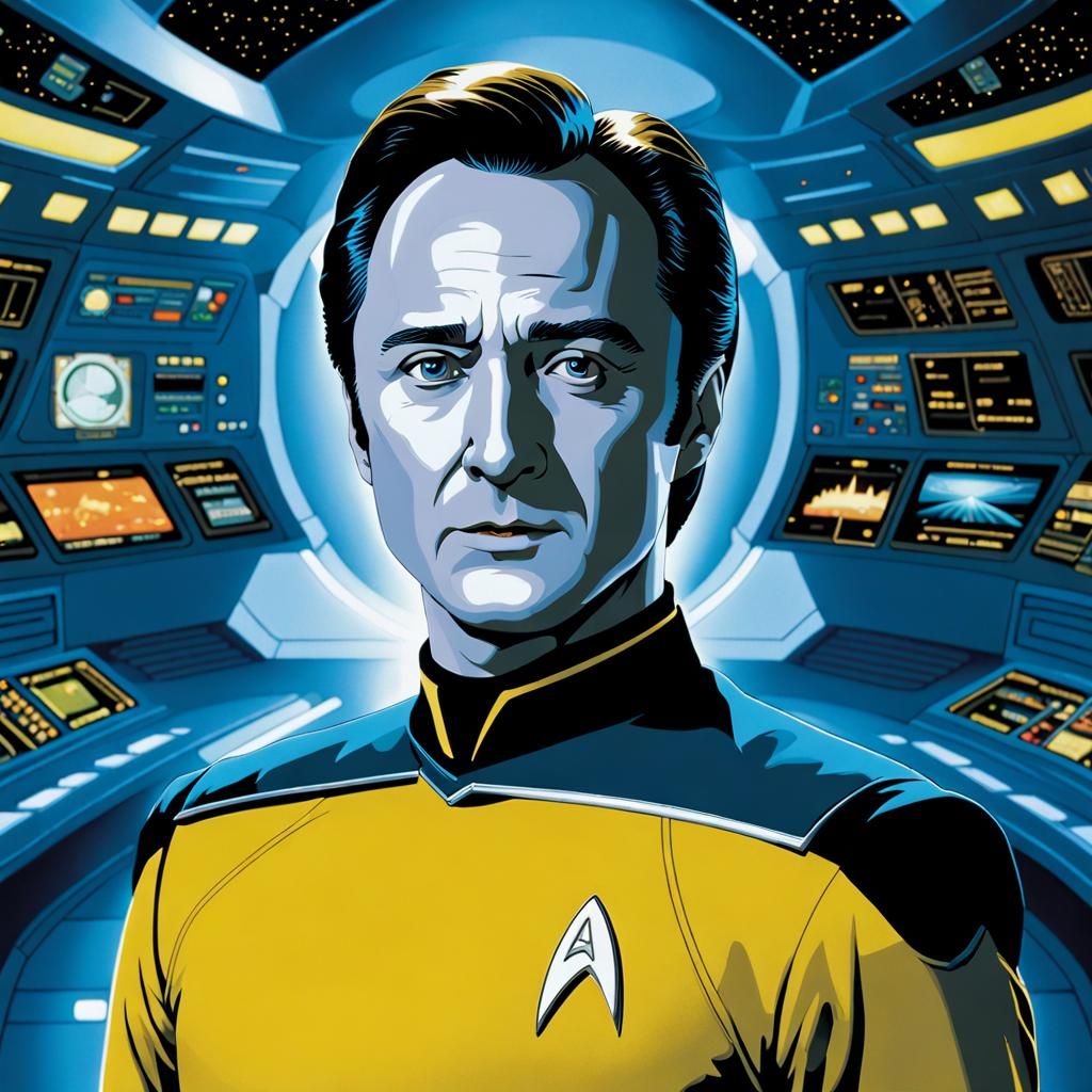 Brent Spiner as Data in Star Trek TNG