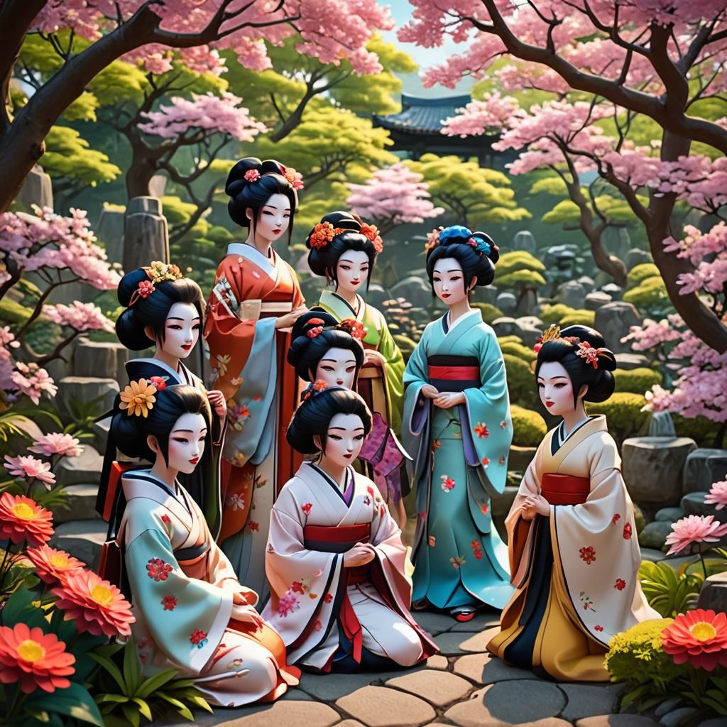 Flower maidens