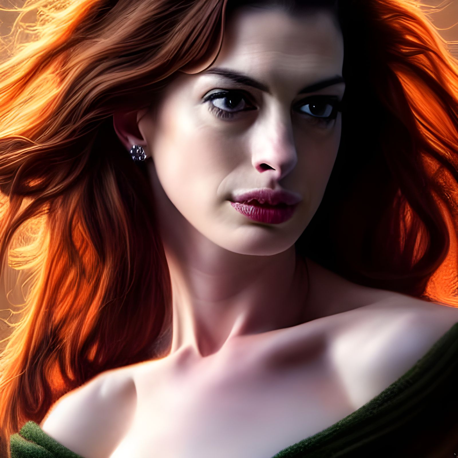 Anne Hathaway - CINENJAMBRE AI Art Collection