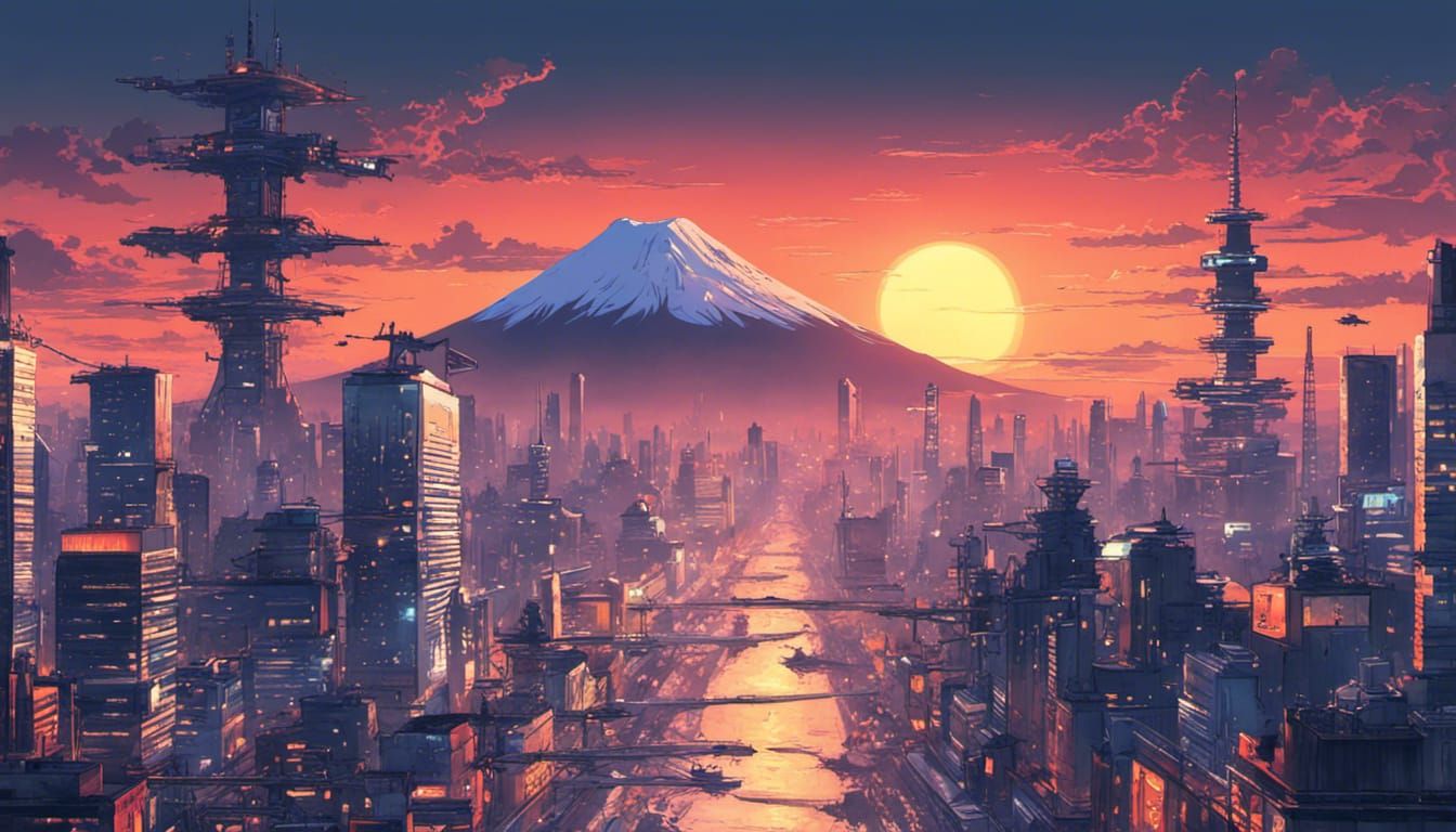 Cityscape Tokyo 2099