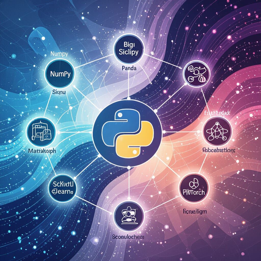 Python Math, AI, ML & Big Data Infographic