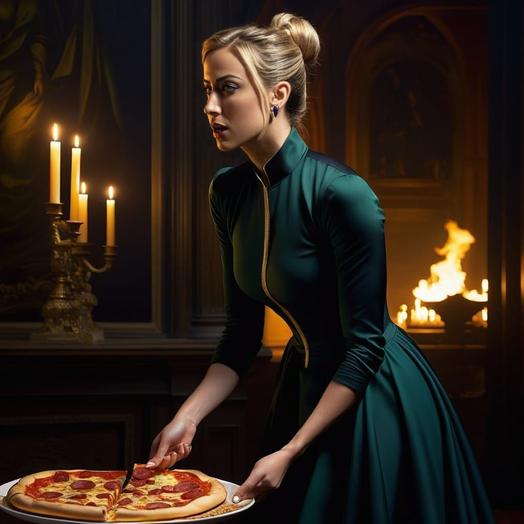 Dark Comedy Portrait in the Style of Ionicus