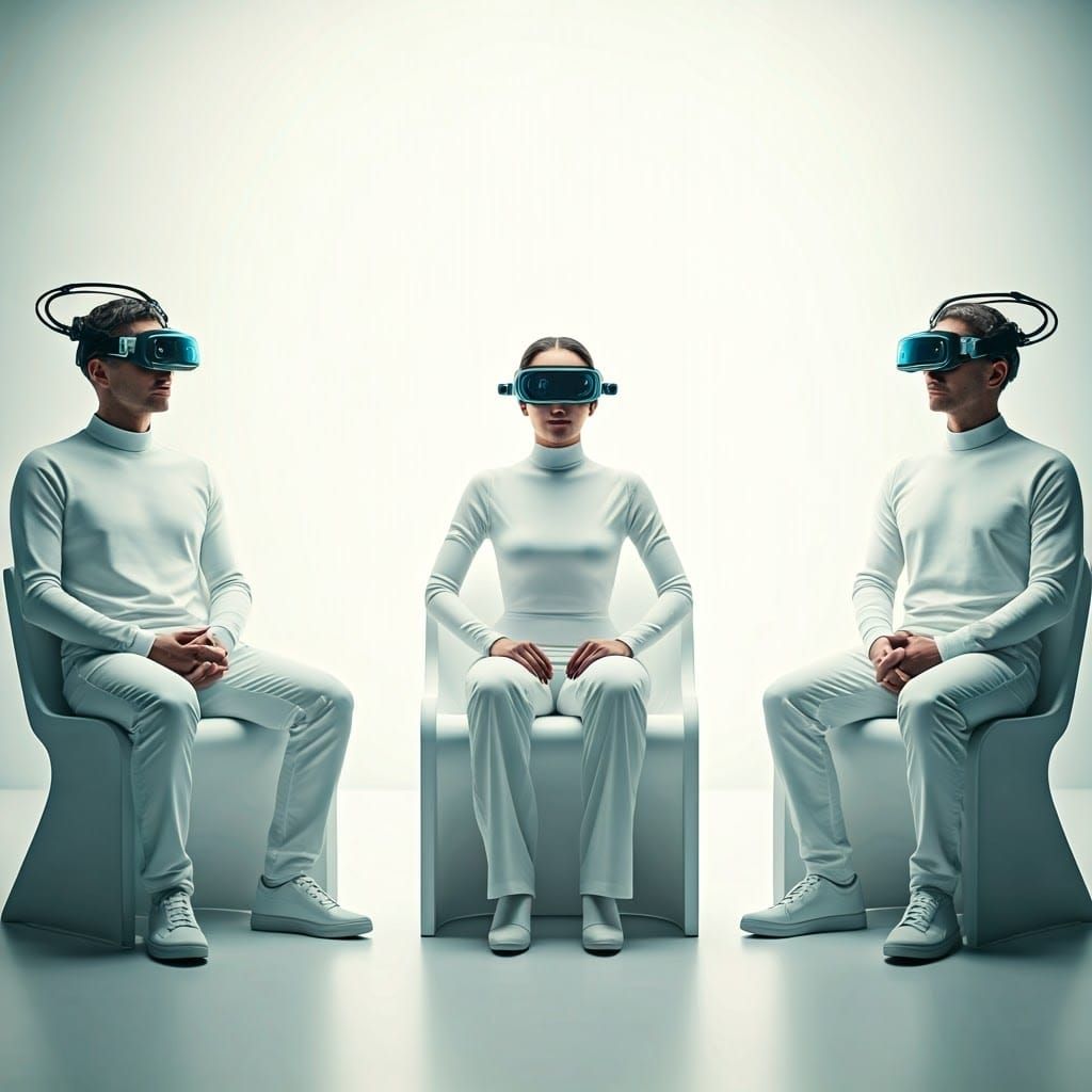 Stoic Futurists in Dystopian Conversation