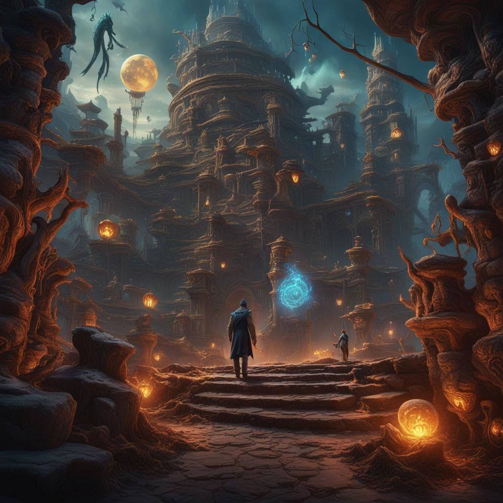 Spirit Man Investigates: Detailed Matte Painting