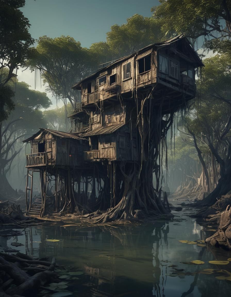 Cursed Slum City in Tar Pit Mangrove