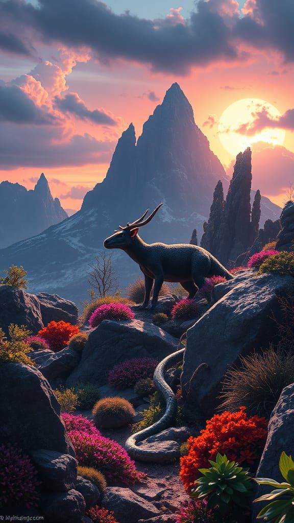 Alien Exoplanet Lifeforms: Mutated Hybrid Species