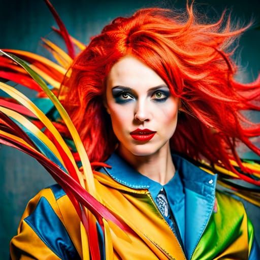 Cirque du Soleil Clown: Hyperreal Portrait