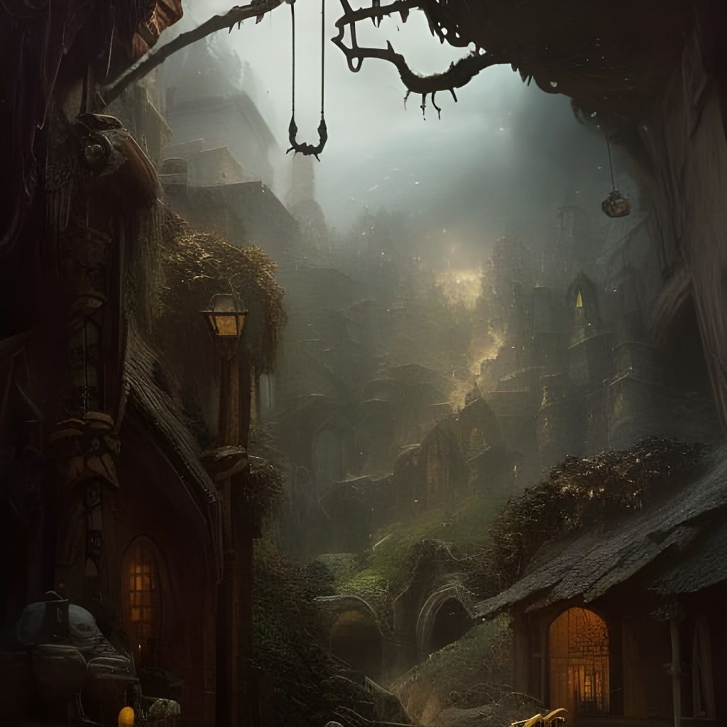 Jadis and Ginarrbrik: Hyper-Detailed Digital Painting