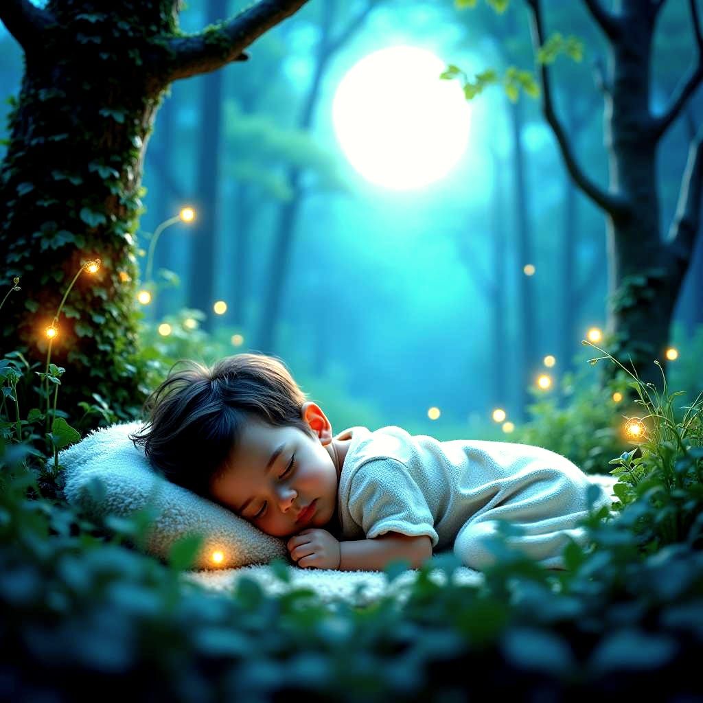 Fantastical Bedtime Scene in Detailed Matte Painting