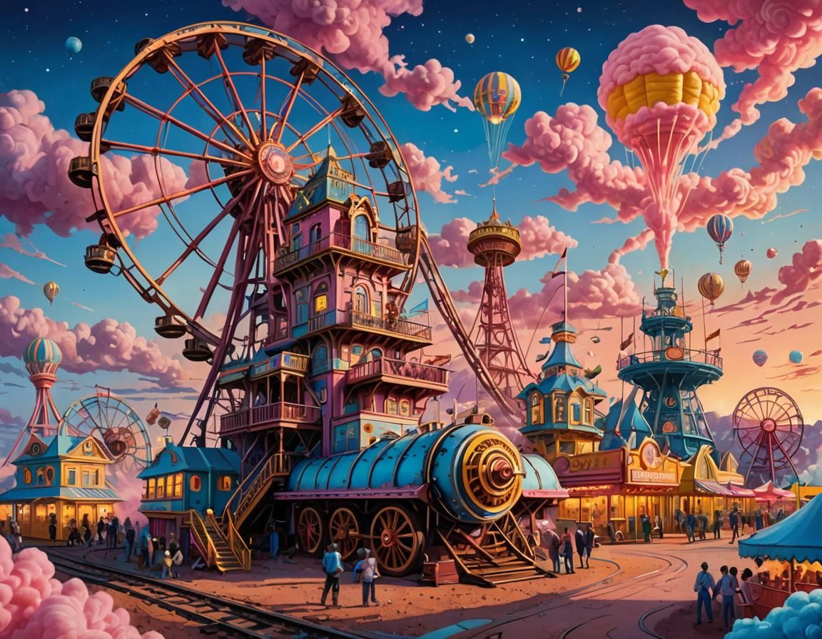 War of the worlds theme park on Mars