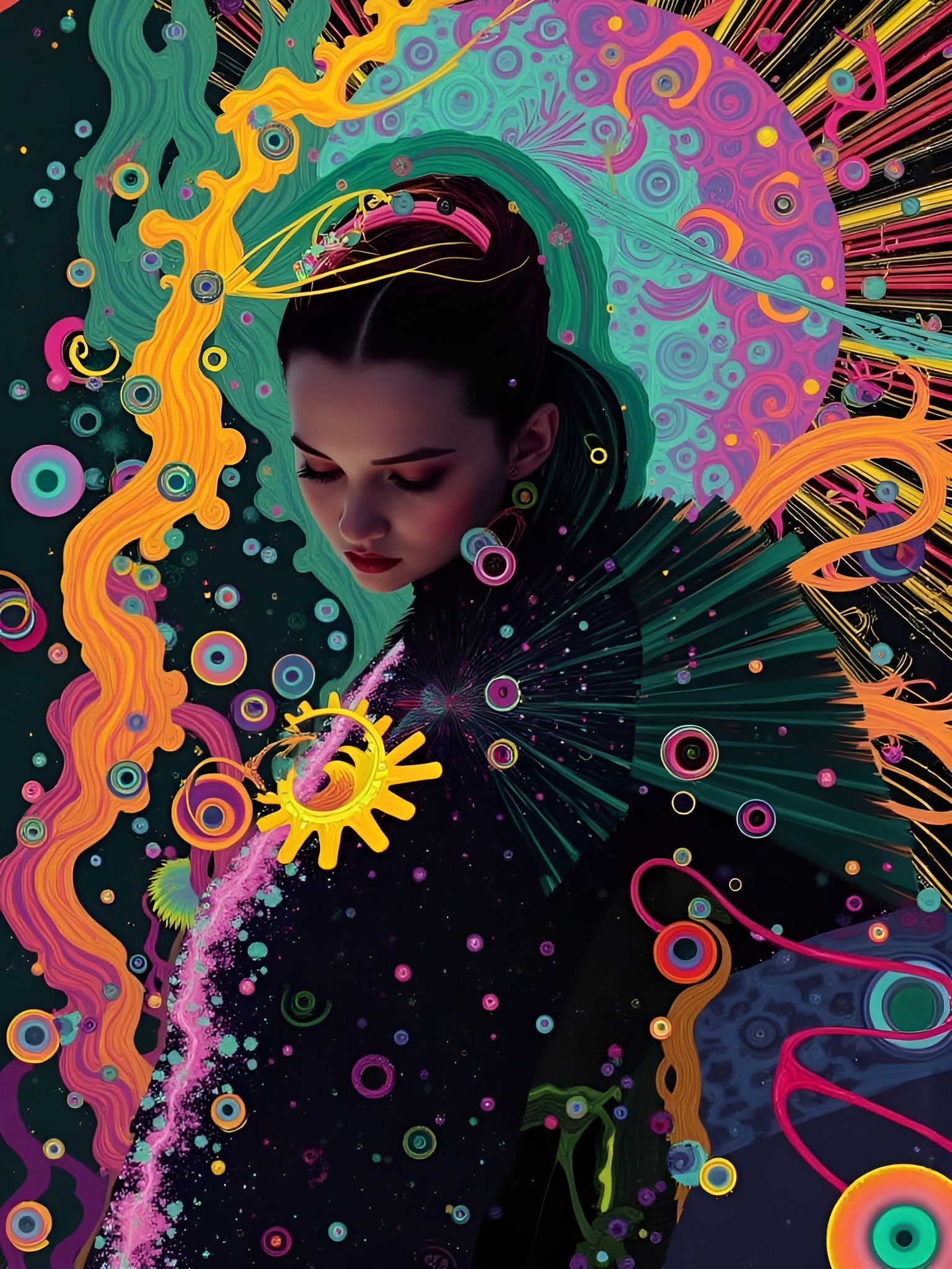 Ethereal Swordsman Embodies Cosmic Chaos